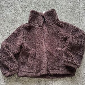 lululemon womens Plush Sherpa Puffer Jacket - Deep Brown